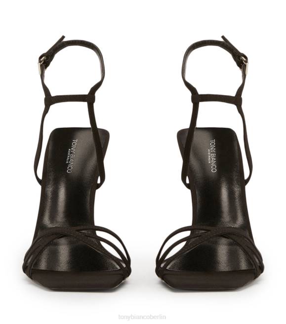 Stöckelschuhe| de Tony Bianco Frauen Nomad-Heels schwarzer Krepp 4624135